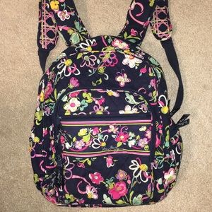 Vera Bradley flower/butterfly Bookbag